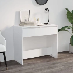 Письменный стол Ev Plus Ranze, ЛДСП, белый, 89x41x76 см