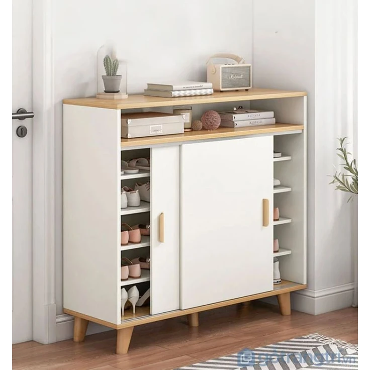 Тумба для обуви ZARR072, ламинат, белый Тумба для обуви ZARR072, ламинат, белый