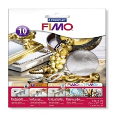 Zərvərəq Fimo Silver, 10 vərəq, Gümüşü