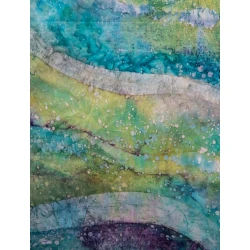 Batik-panno Art by Ulviya Kakhramanova Su ünsürü, ipək, 150х200 sm