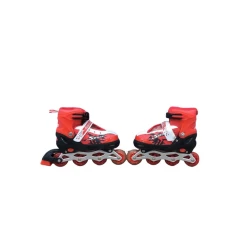Детские роликовые коньки AZR215, красные, 4+ лет