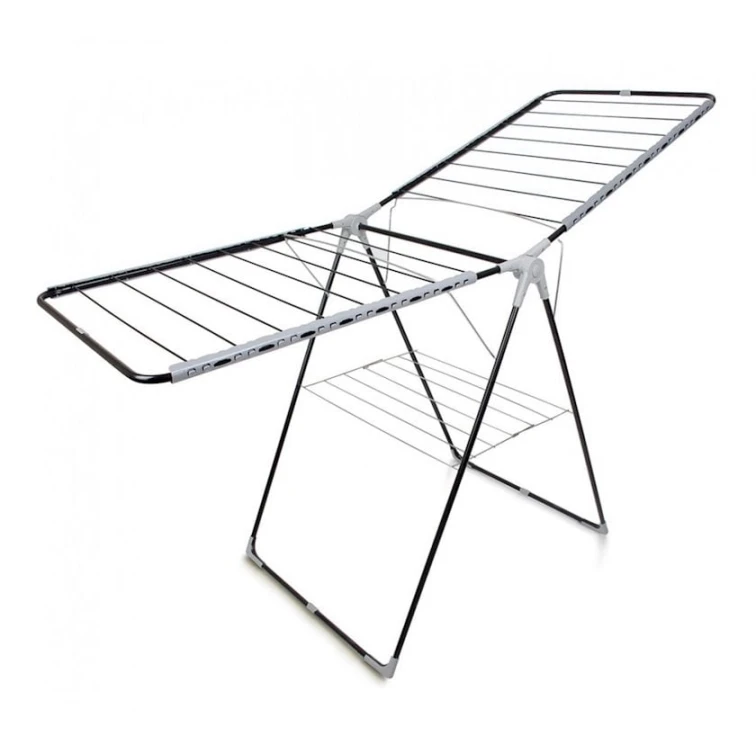 Сушилка для белья Perilla Mina Large, алюминий, серая/черная, 20 м