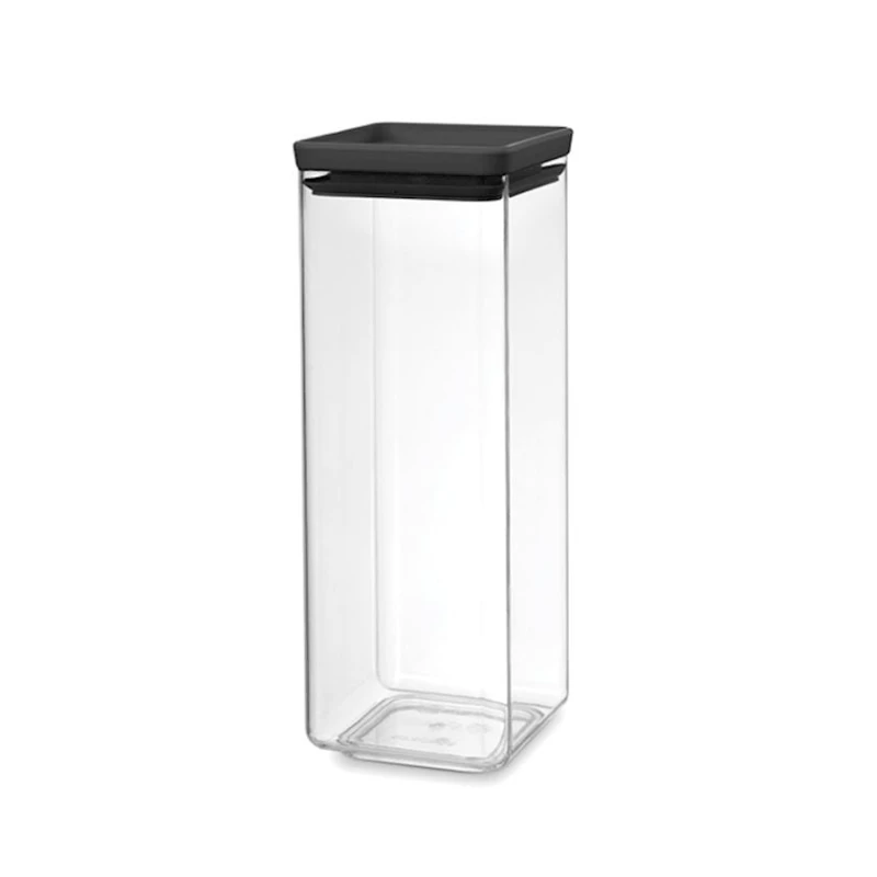 Контейнер Brabantia Tasty+, 2500 мл, пластик, прозрачный/серый