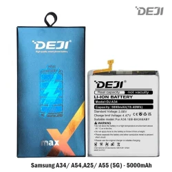 Аккумулятор Deji DJ A34 для Samsung Galaxy A34/A54/A25/A55, 5000 mAh (DJIEBBA546ABY)