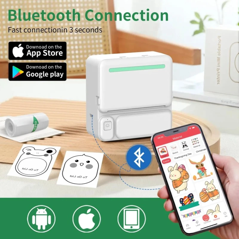 Portativ printer C20A White