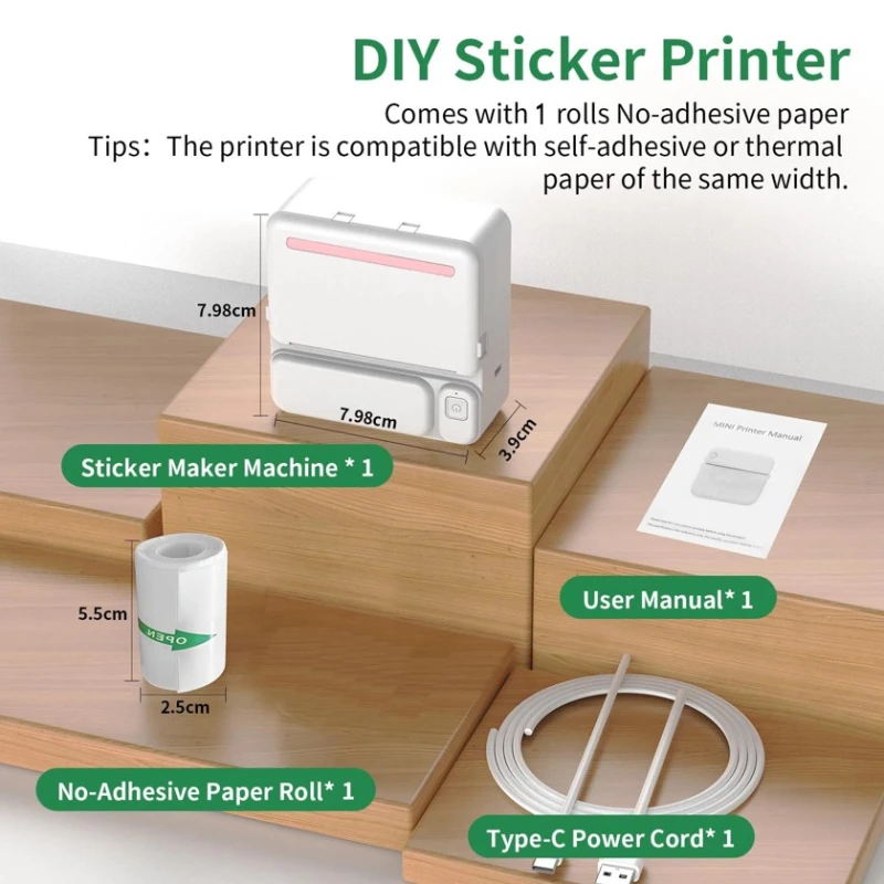 Portativ printer C20A White