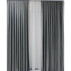 Шторы Sahara SHA-000005, серые Шторы Sahara SHA-000005, серые