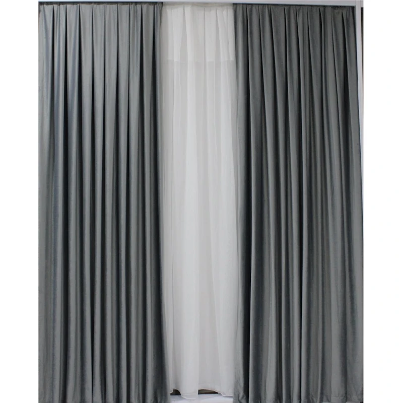Шторы Sahara SHA-000005, серые Шторы Sahara SHA-000005, серые