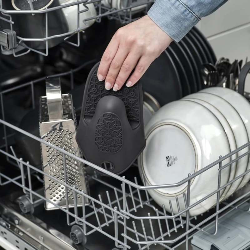 Рукавица для кухни IKEA Sandviva, силикон, 20 см, темно-серая Рукавица для кухни IKEA Sandviva, силикон, 20 см, темно-серая