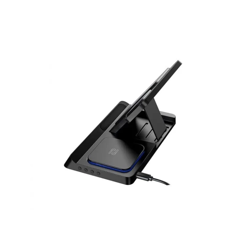 Беспроводное зарядное устройство Wiwu Wi-W006 5 in 1 Black Беспроводное зарядное устройство Wiwu Wi-W006 5 in 1 Black