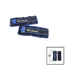Əllər və ayaqlar üçün yük Gymnic Linuo 202022000082, mavi, 2 əd x 3 kq
