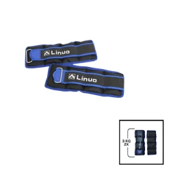 Əllər və ayaqlar üçün yük Gymnic Linuo 202022000082, mavi, 2 əd x 3 kq Əllər və ayaqlar üçün yük Gymnic Linuo 202022000082, mavi, 2 əd x 3 kq