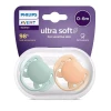 Набор пустышек Philips AVENT Ultra soft neutral SCF091/03, 0+ мес