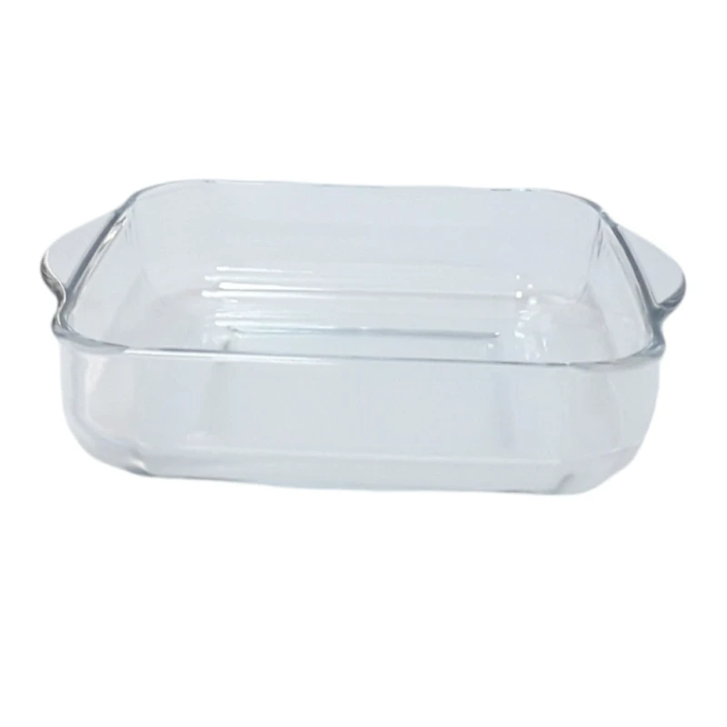 Форма для запекания Isfahan Glass 778, квадратная, стекло, прозрачная, 21.5x21.5 см