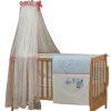 Навес для детской кроватки Funna baby Gо Mosquito Net Paris , 8 м, бело-розовый
