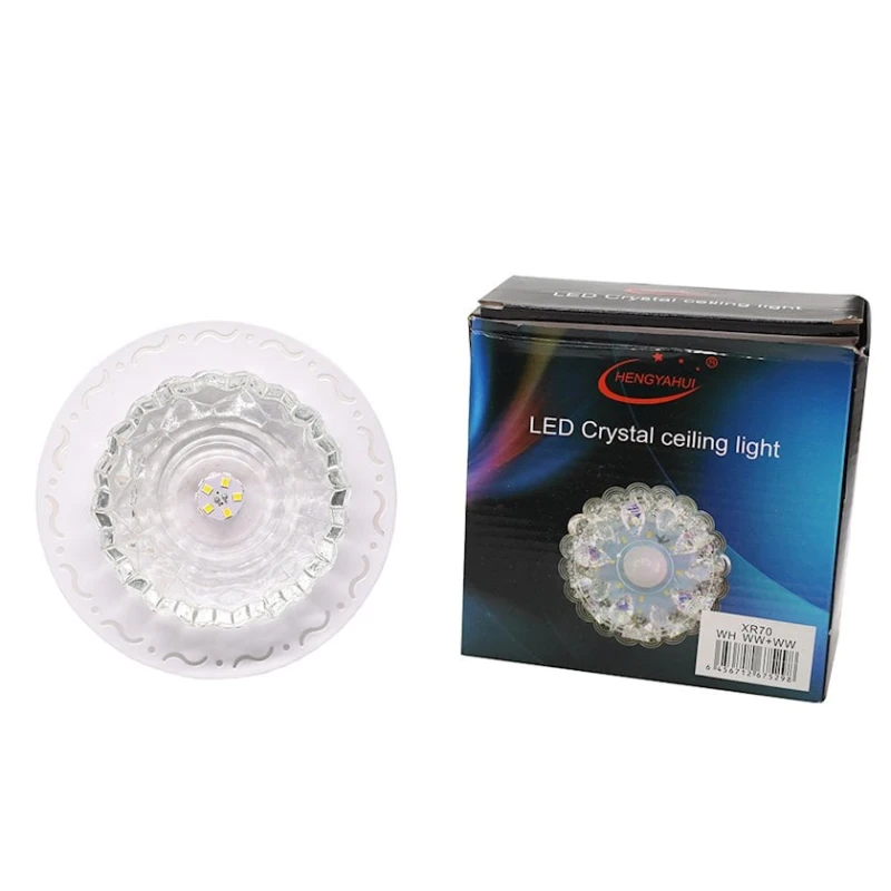 Светодиодный спот TM.27966, прозрачный, круглый