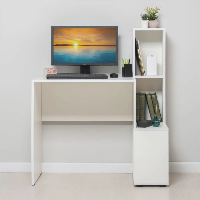 Письменный стол Letta 3563_Letta25StairWh, 55.3x97.3x112.2 см Письменный стол Letta 3563_Letta25StairWh, 55.3x97.3x112.2 см