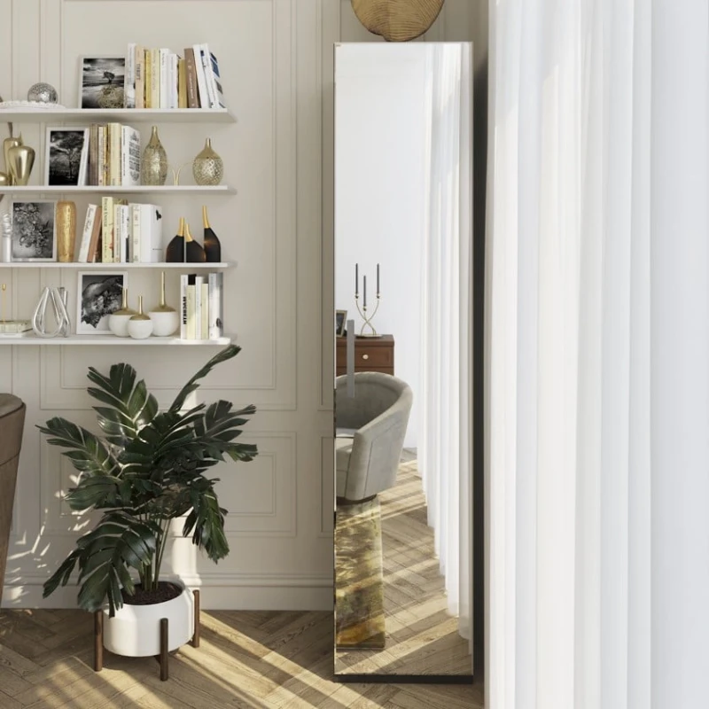 Шкаф Art Mebel 7, 210x60x45 см, ламинат, белый Шкаф Art Mebel 7, 210x60x45 см, ламинат, белый