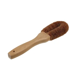 Щетка для посуды Hom-me 105217, 12x7 см, дерево, коричневый