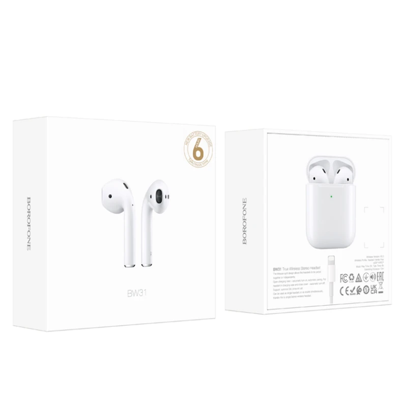 Simsiz qulaqlıqlar Borofone BW31 White Simsiz qulaqlıqlar Borofone BW31 White
