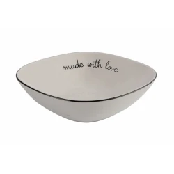 Миска Porland Hope 04LFH000415, 14x17 см, фарфор, белый