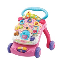 Yerimə üçün diyirlənən araba VTech First Steps Pink 80-505653, 6-30 ay