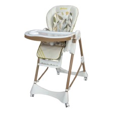 Uşaq yedizdirmə oturacağı ACE 1023D, plastik/metal, ağ/qəhvəyi