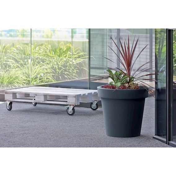 Горшок Prosperplast Anrasit DLOF160, пластик, темно-серый, 1.75 л, 158x144 мм Горшок Prosperplast Anrasit DLOF160, пластик, темно-серый, 1.75 л, 158x144 мм