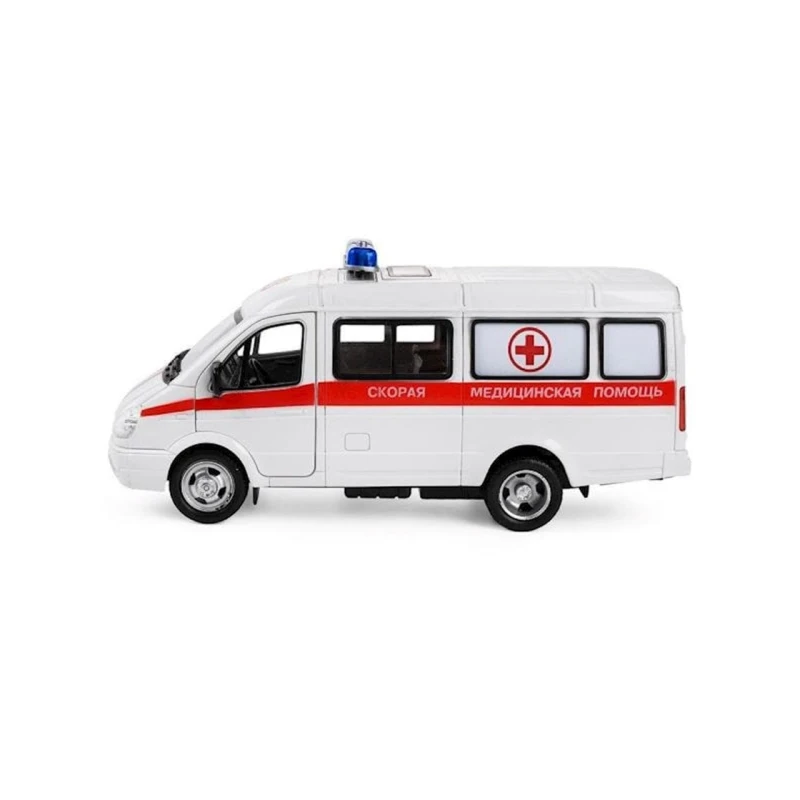 Təcili yardım maşını Play Smart 9098C, 23x13 sm, 3 yaşdan, ağ Təcili yardım maşını Play Smart 9098C, 23x13 sm, 3 yaşdan, ağ