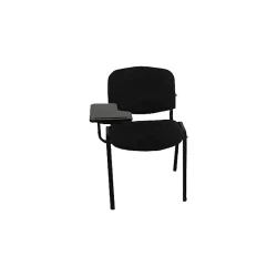 Стул İSO 3810045, с пластиковой подставкой для письма, черный, 46х40 см