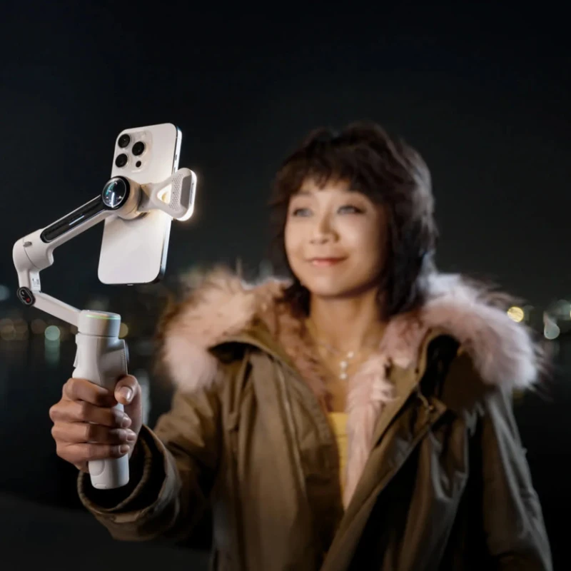 Светодиодное освещение для стабилизатора Insta360 Flow 2 Pro/Flow 2 Светодиодное освещение для стабилизатора Insta360 Flow 2 Pro/Flow 2