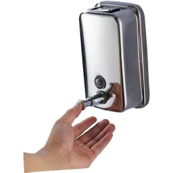 Дозатор для мыла Stobaza, серебристый Дозатор для мыла Stobaza, серебристый