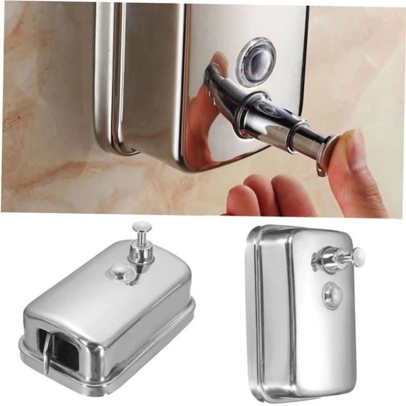 Дозатор для мыла Stobaza, серебристый Дозатор для мыла Stobaza, серебристый