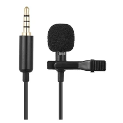 Микрофон Lavalier JH-043 3.5 mm Connector Black Микрофон Lavalier JH-043 3.5 mm Connector Black