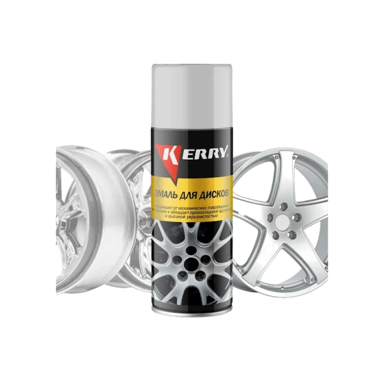Эмаль Kerry KR-960.2, серый, 520 мл