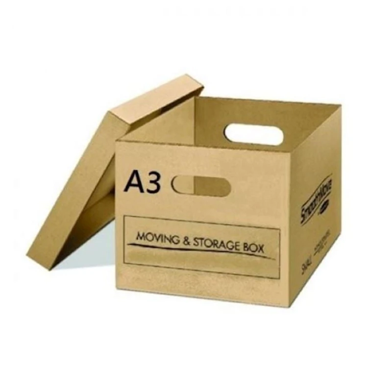 Архивный бокс Moving & Storage A3, 50x35 см, коричневый Архивный бокс Moving & Storage A3, 50x35 см, коричневый
