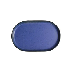 Тарелка Porland Ethos Danshari Sky, 18 см, фарфор, темно-синяя