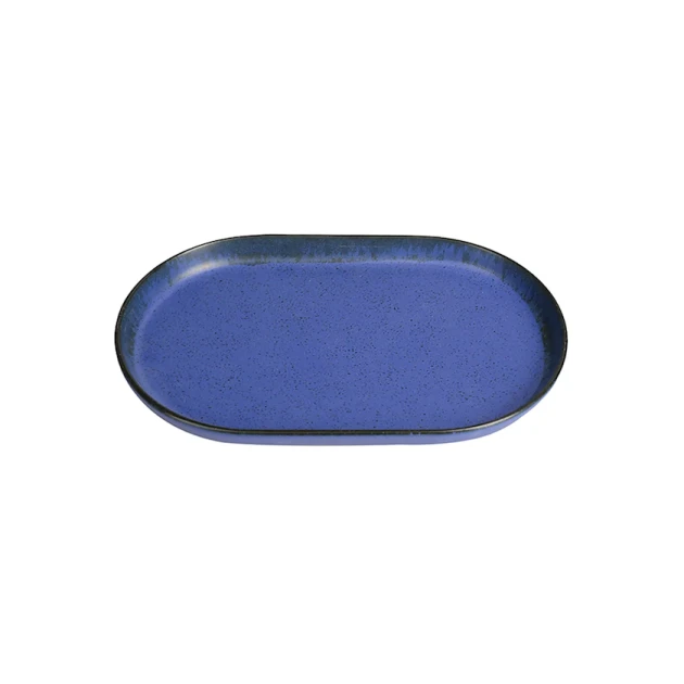 Boşqab Porland Ethos Danshari Sky, 18 sm, farfor, tünd göy