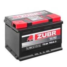 Аккумулятор ZUBR Ultra 75Ач 760А