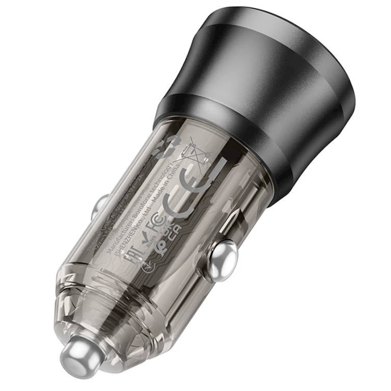 Зарядное устройство автомобильное Borofone BZ23 QC 3.0 Black