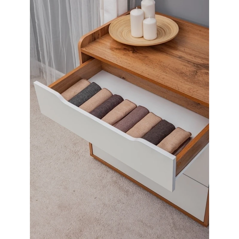 Тумба Letta, ЛДСП, белая/коричневая, 71x41x67 см Тумба Letta, ЛДСП, белая/коричневая, 71x41x67 см