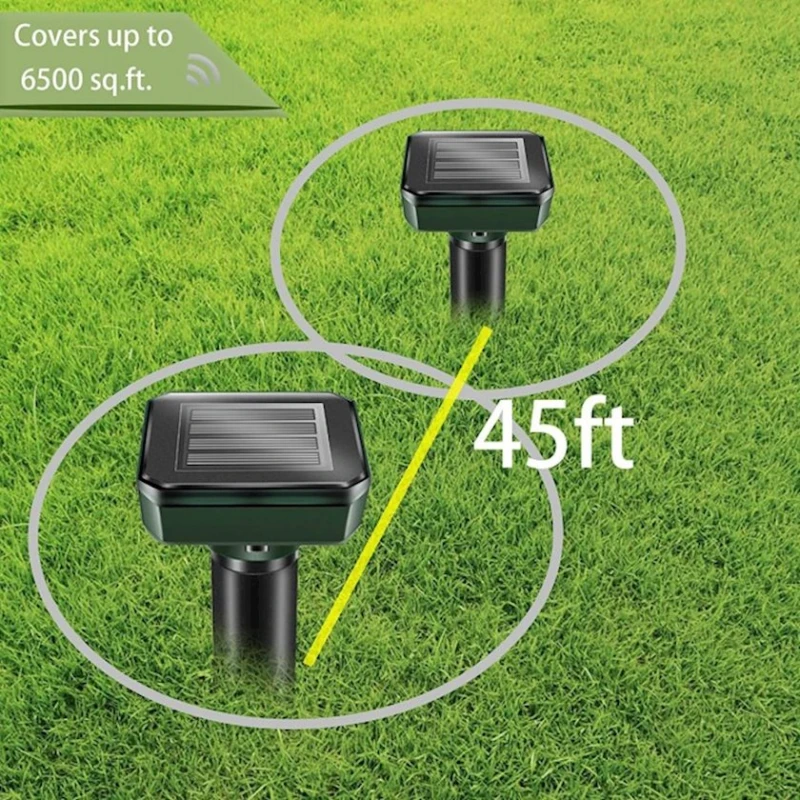 Ультразвуковой отпугиватель грызунов bj584, 1 комплект, черный Ультразвуковой отпугиватель грызунов bj584, 1 комплект, черный