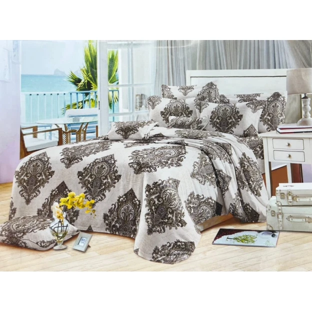 Комплект постельного белья MiraNova CTS-529, сатин, разноцветный, простыня 200х220 см, пододеяльник 200x220 см, наволочка 50x70 см (2 шт) Комплект постельного белья MiraNova CTS-529, сатин, разноцветный, простыня 200х220 см, пододеяльник 200x220 см, наволочка 50x70 см (2 шт)