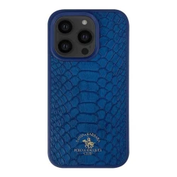Чехол Santa Barbara Blue Knight Polo Racquet Club для iPhone 15 Pro Max, Синий