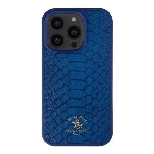 Чехол Santa Barbara Blue Knight Polo Racquet Club для iPhone 15 Pro Max, Синий Чехол Santa Barbara Blue Knight Polo Racquet Club для iPhone 15 Pro Max, Синий