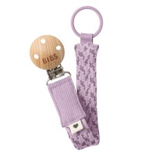 Əmzik tutacağı BIBS Paci Braid Violet Sky/Mauve