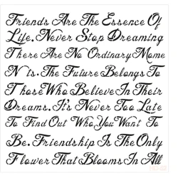 Трафарет интерьерный Cadence Home Decor Serie HD-52, 45x45