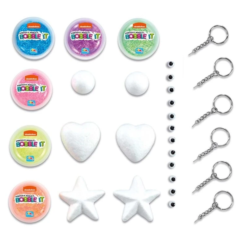 Набор для творчества Nickelodeon Bobble It Keyring Buddies, 5+ лет Набор для творчества Nickelodeon Bobble It Keyring Buddies, 5+ лет
