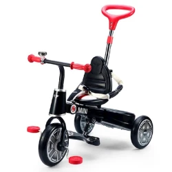 Üçtəkərli velosiped Rastar Mini Cooper, 45х41х66 sm, 2-5 yaş, metal, qara