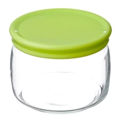 Банка для хранения Pasabahce Cesni, 500 мл, стекло, пластик, зеленый